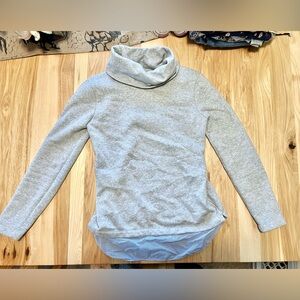 J crew factory- cowl neck sweater xs